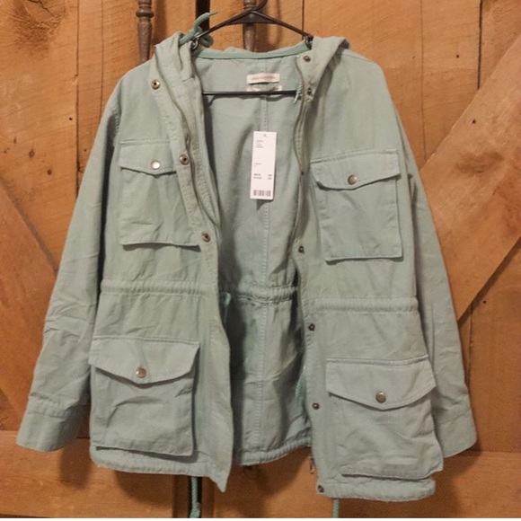 Urban Outfitters teal army jacket - Picture 4 of 5